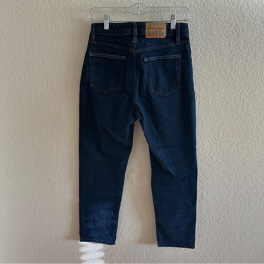 Patagonia Women's Dark Wash Blue Navy Straight-Leg Denim Jeans Size 26 - Picture 3 of 9